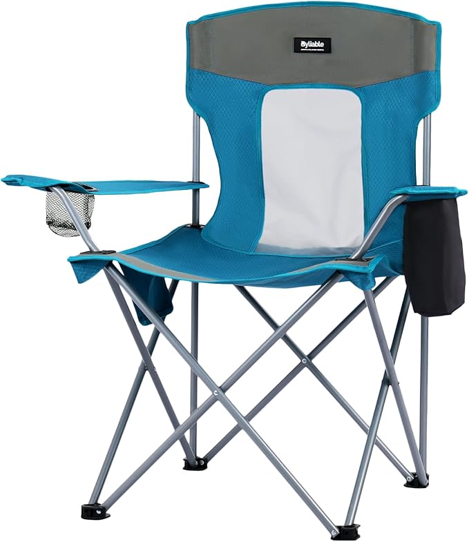 Camping Folding Chair Outdoor Lawn Portable Lightweight Camp Folding Chairs by Home