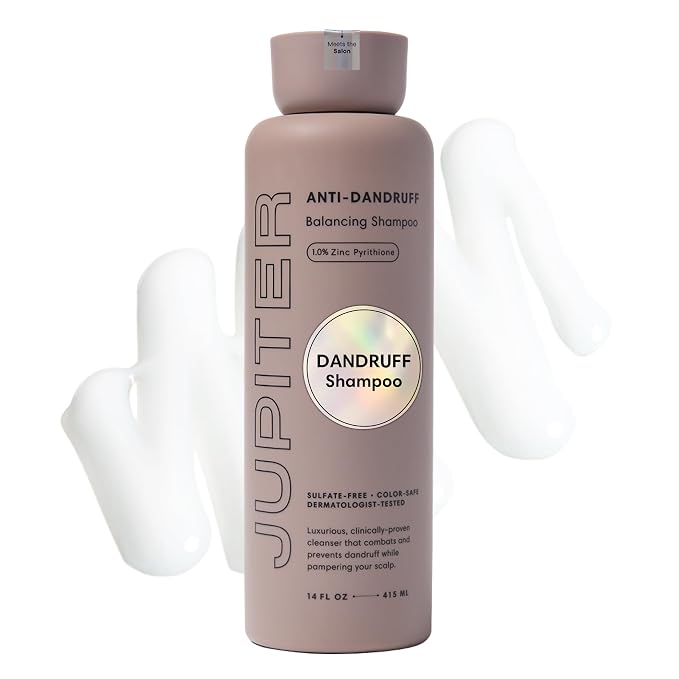 Jupiter Anti Dandruff Shampoo, for Women & Men, Physician-Formulated for Flaky by Jupiter