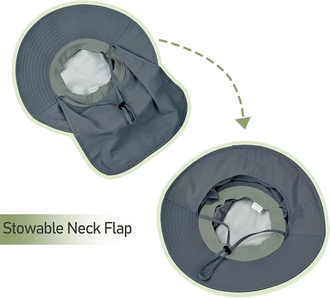 Fishing Hat Breathable Wide Brim Sun Hats - Image 4