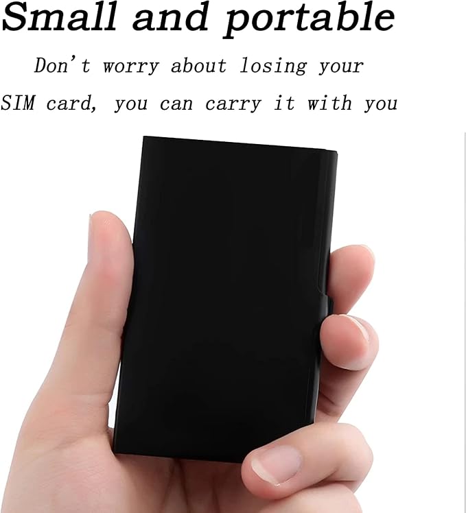 Aluminum SIM Card Case, 12 Slots Ultrathin Nano SIM Card Holder - Image 6