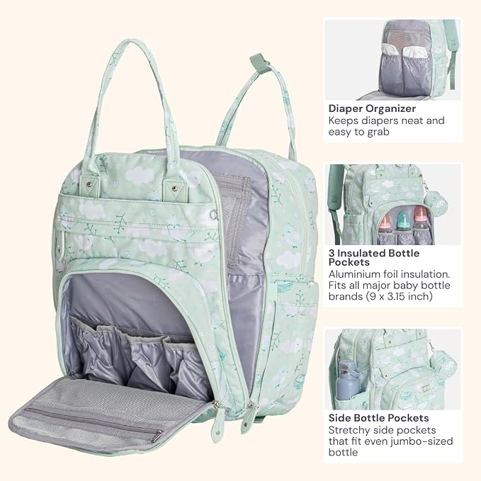 BabbleRoo Diaper Bag Backpack - Image 4