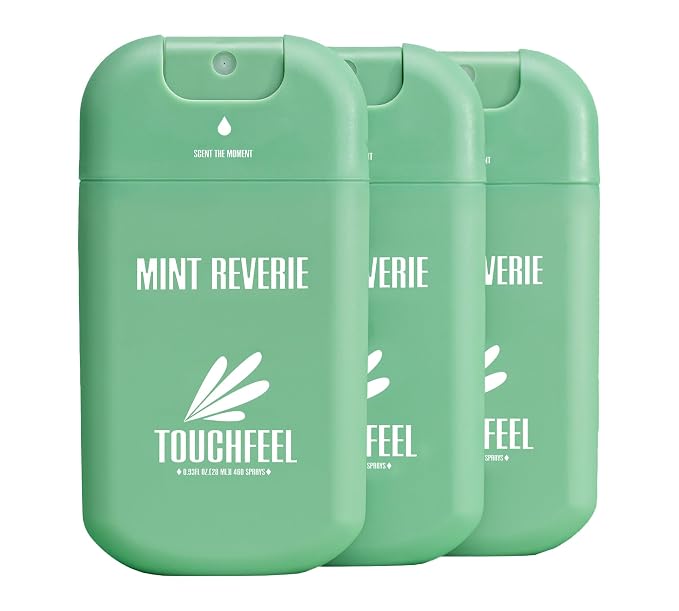 Power Mist Hand Sanitizer Spray, Scented Hydrating Hand Sanitizers Travel Size by TOUCHFEEL