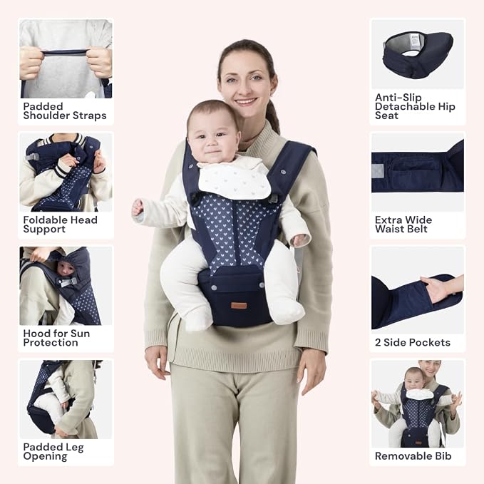 BabbleRoo Grow Carrier – 6-in-1 Baby Carrier - Image 3