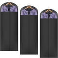 Univivi Long Garment Bags for Hanging Clothes, 3 Pack by Univivi