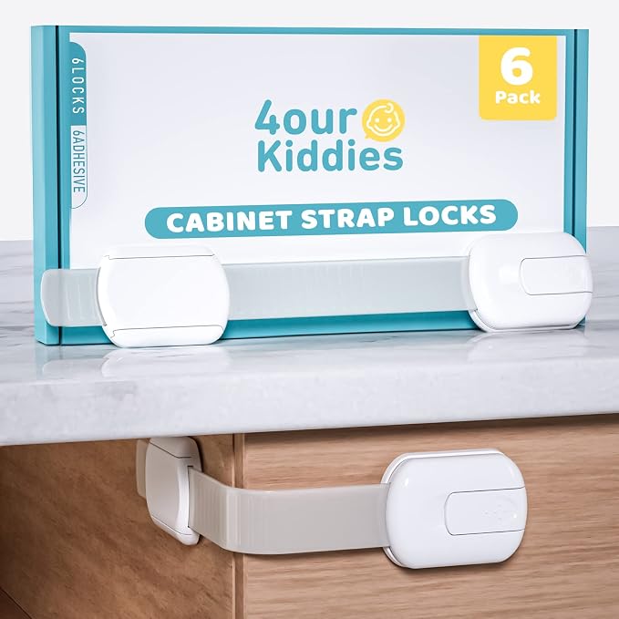 4our Kiddies Child Safety Cabinet Locks by 4ourKiddies