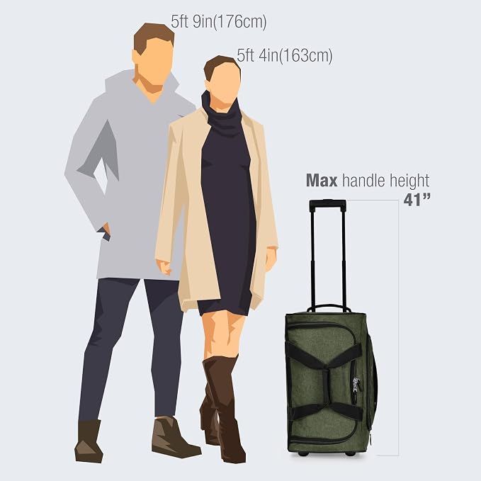 Pacific Gear Rolling Duffel Bag - Image 6
