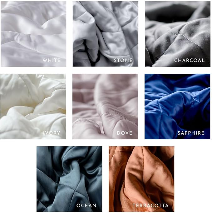LUXOME Lightweight Blanket | 100% Rayon from Bamboo Fabric & Fill | Full/Queen - Image 6