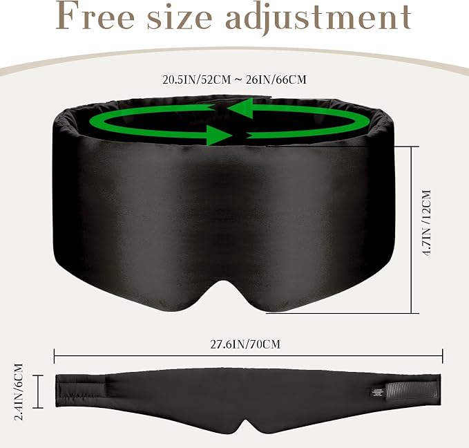 100% Mulberry Silk Sleep Mask Eye Mask - Image 5