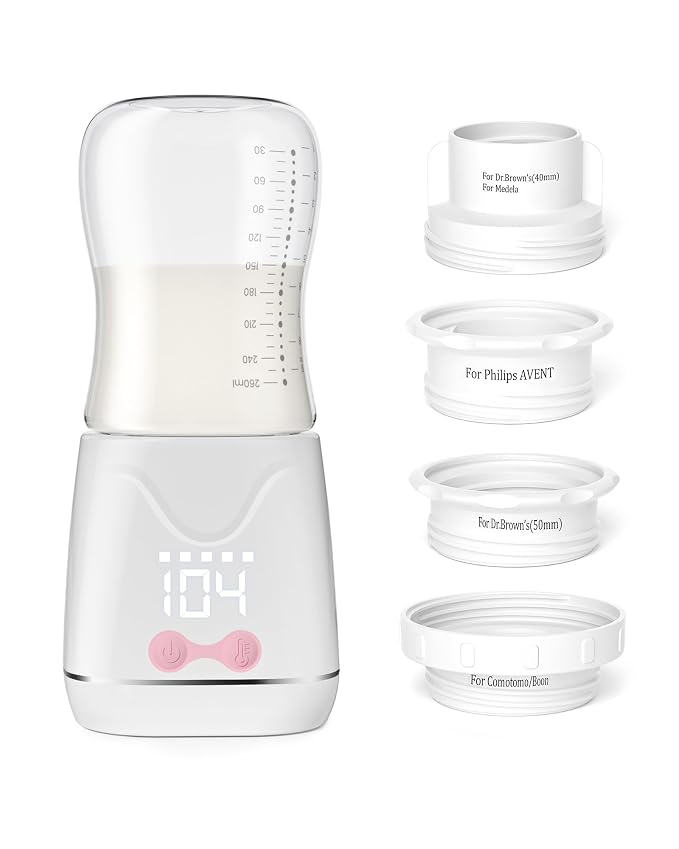 Portable Bottle Warmer, w-maxa Fast Baby Bottle Warmer by w-maxa