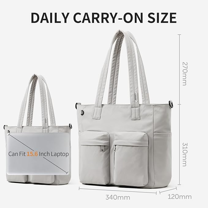 aji Tote Bag for women work, Water-Resistant Tote Bag - Image 4