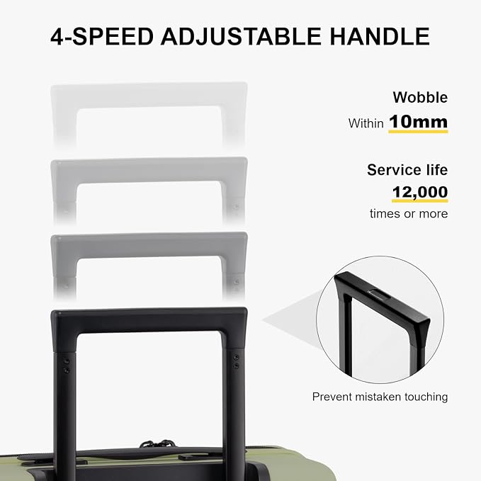 LEVEL8 Carry on Luggage Airline Approved, Small Carry on Suitcases - Image 7