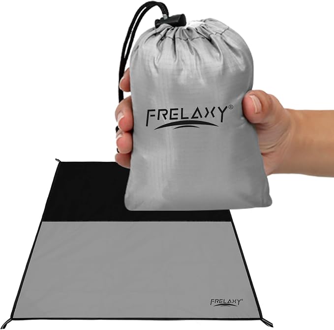 Frelaxy Pocket Picnic Blanket, Waterproof Sandproof Beach Mat, Compact Camping by Frelaxy
