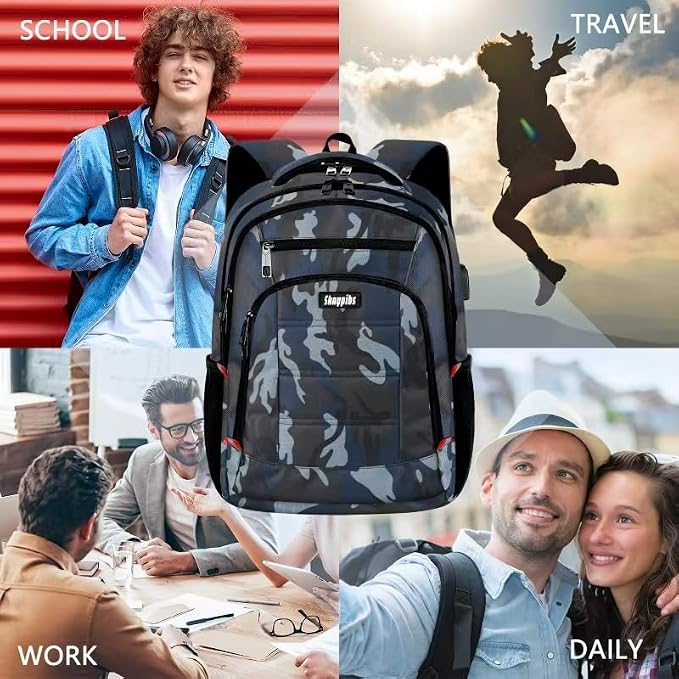 Laptop Backpack for Men, School Backpack - Image 4
