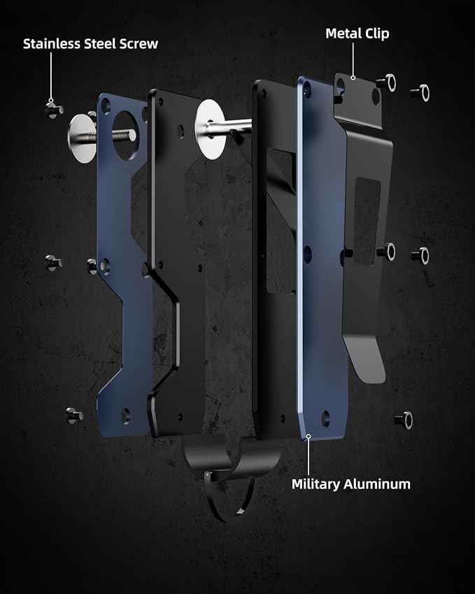 Key Organizer Compact Key Holder Metal Key Chain Minimalist key case key holder - Image 2