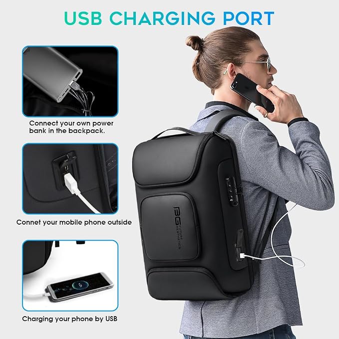 BANGE Business Backpack, Laptop Backpack - Image 5