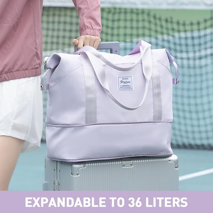 Travel Duffel Bag, Sports Tote Gym Bag, Shoulder Weekender Overnight Bag - Image 2