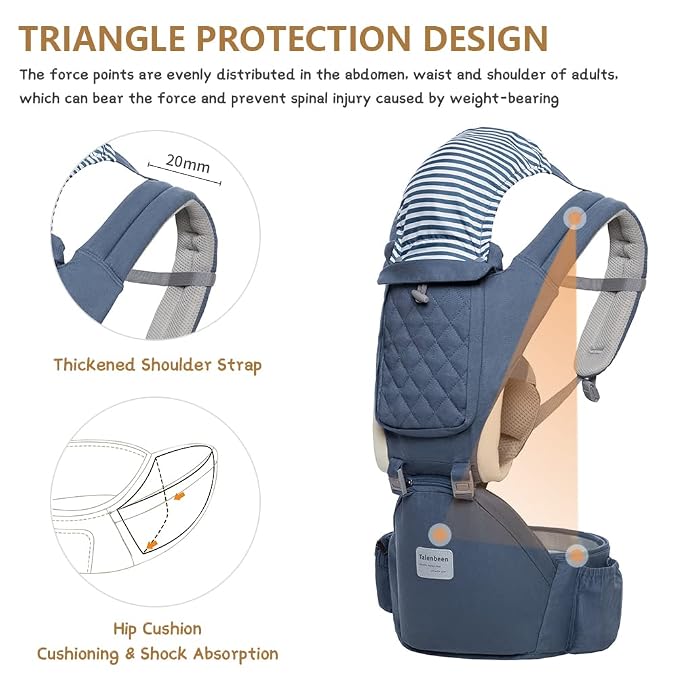 Baby Carrier 6-in-1 Newborn to Toddler, Baby Carrier - Image 6