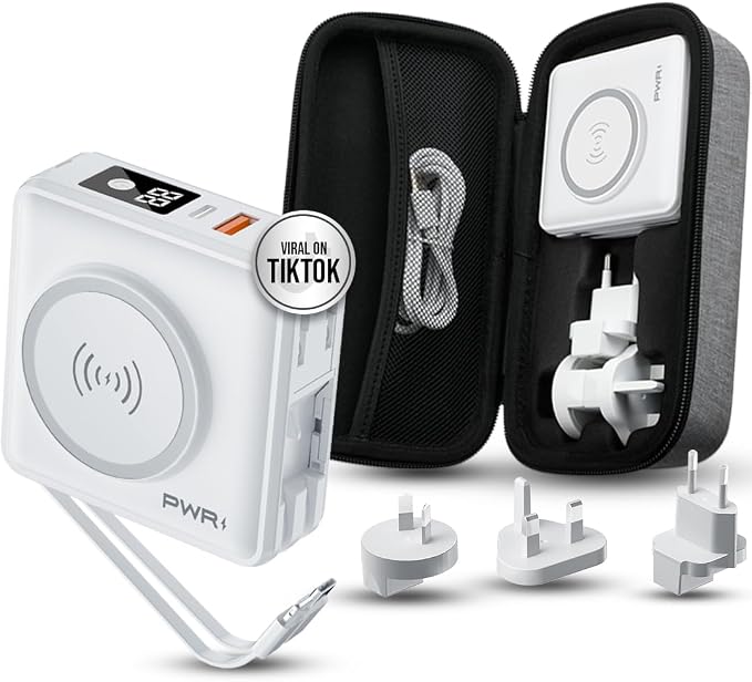 PWR Travel PRO 5-in-1 Power Bank by PWRMOBILE