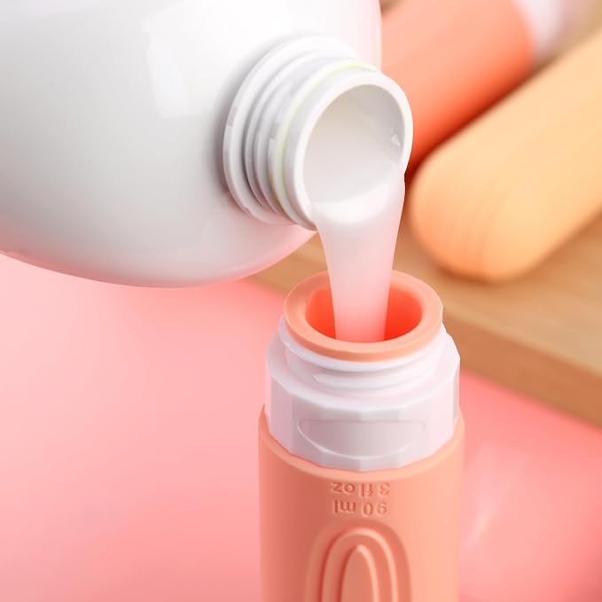 Travel Bottles for Toiletries, Tsa Approved 3oz Travel Size Containers BPA Free - Image 3