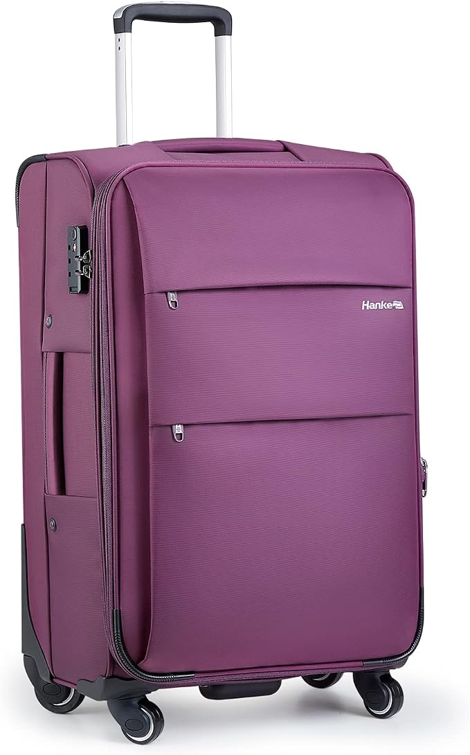 Hanke 24 Inch Expandable Luggage Large Suitcases by Hanke
