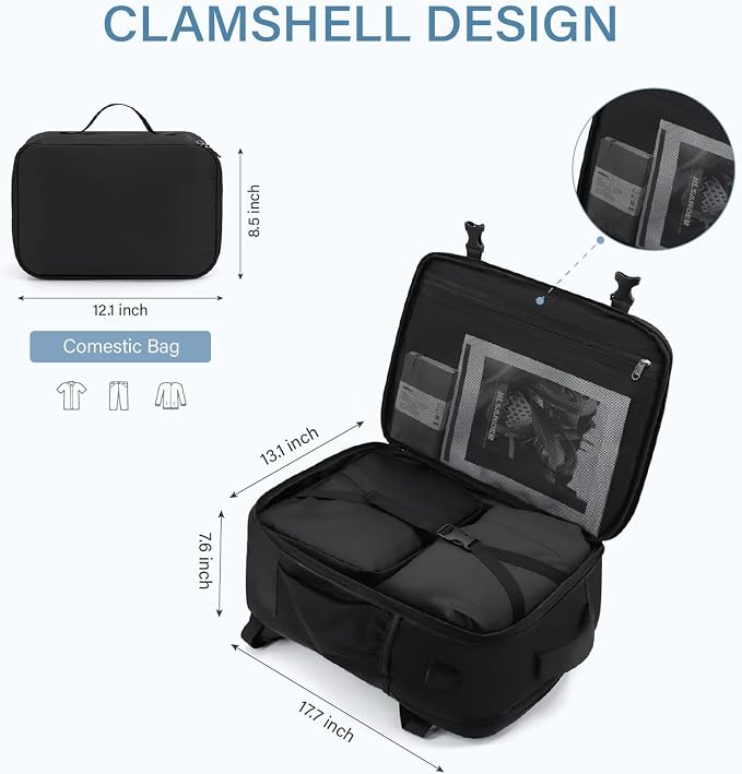 Travel Backpack, 30L Carry on Backpack - Image 3