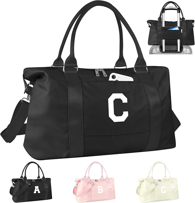 Initial Travel Duffel Bag Sports Gym Bag by izuzta