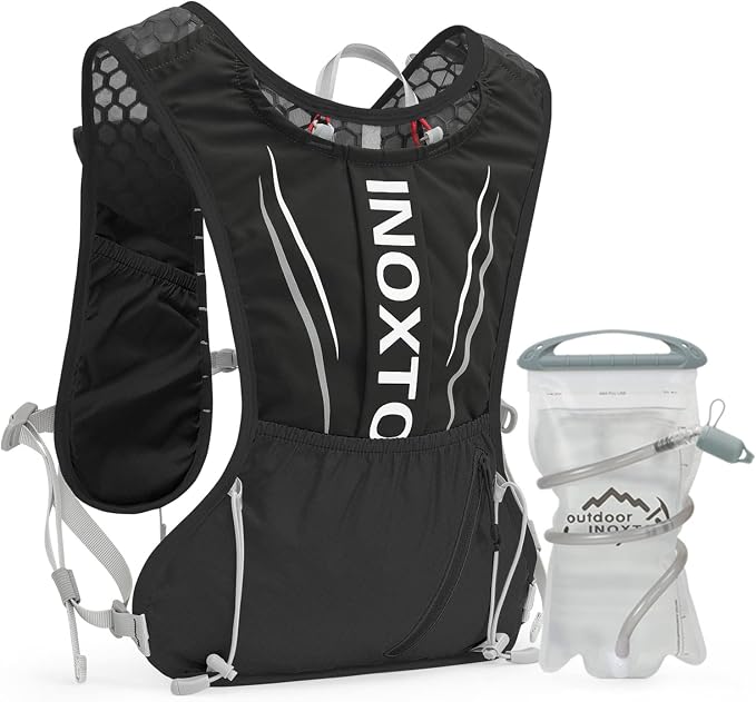 Running Hydration Vest for Men Women Water Backpack for Running 3L Running by IX+INOXTO