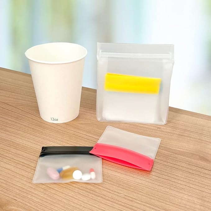 EZY DOSE Reusable 7-Day Pill Pouch Set, Durable Multi-Purpose Travel-Sized - Image 5