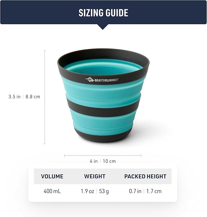 Sea to Summit Frontier Ultralight Collapsible 12 Ounce Camp Cup - Image 6