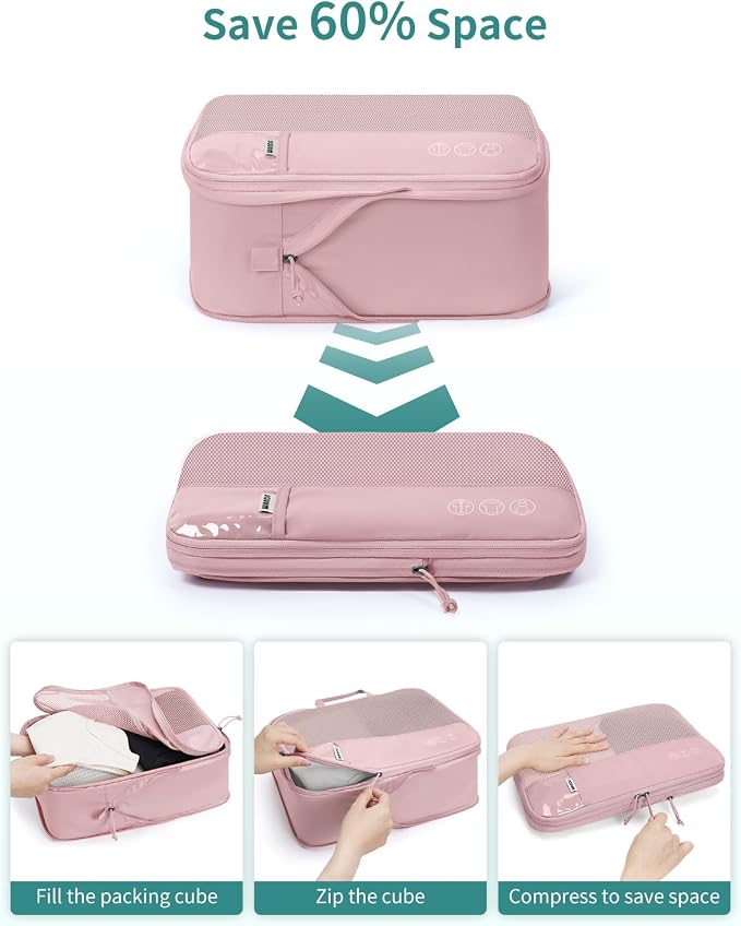 WANDF 7 Set Compression Packing Cubes - Image 5