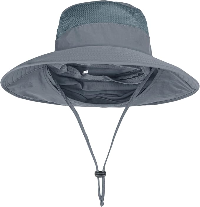 Sun Hats for Men Women Fishing Hat UPF 50+ Breathable Wide Brim Bucket Hats - Image 3