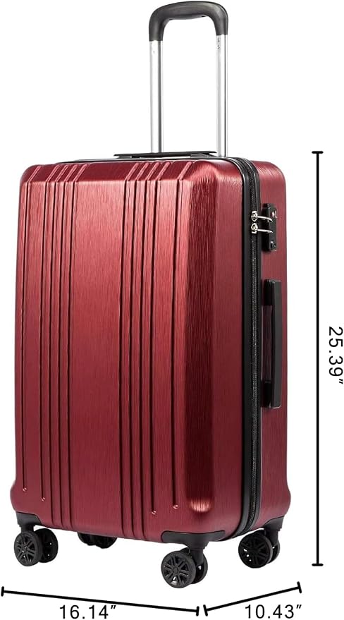 Coolife Luggage Suitcase PC+ABS - Image 8