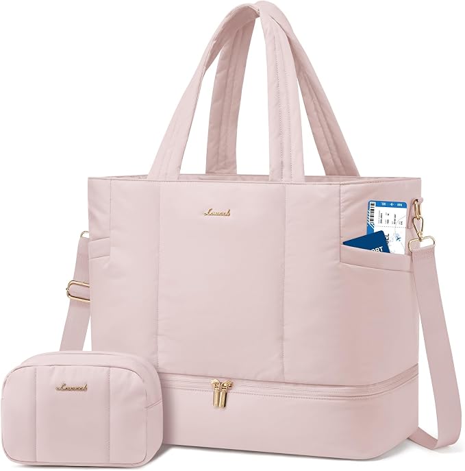 LOVEVOOK Travel Duffle Bag, Puffer Weekender Bags by LOVEVOOK