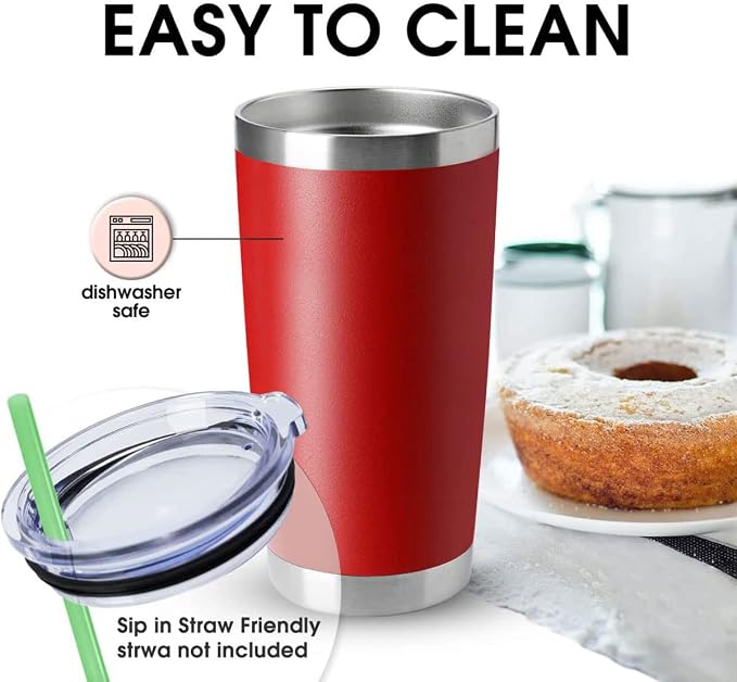 HASLE OUTFITTERS 20oz Tumblers Stainless Steel Mugs - Image 3
