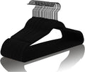 MIZGI Premium All Black Velvet Hangers by MIZGI