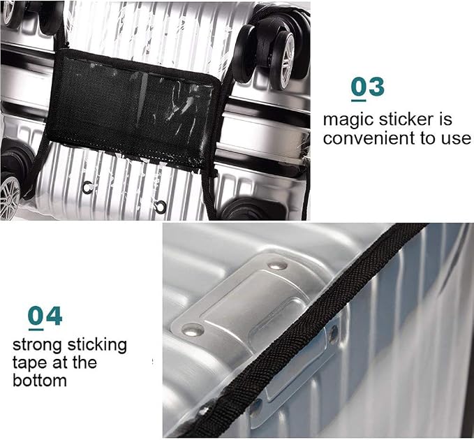 30 Inch PVC Luggage Protector Cover - Image 6