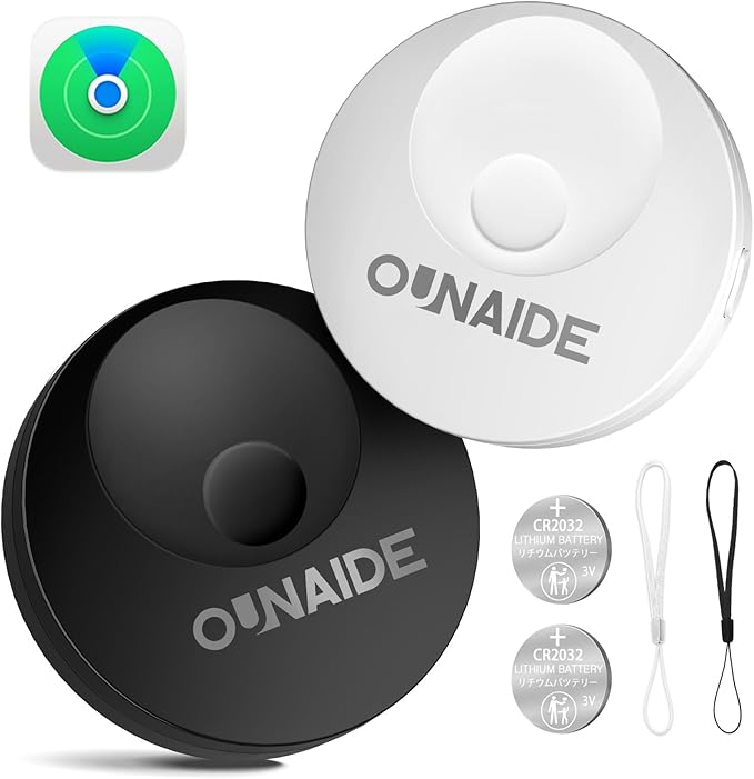 Air-Tags-2 Pack, Smart Air Tracker Tag, Waterproof Key Finder Tracking Device by OUNAIDECarAccessories