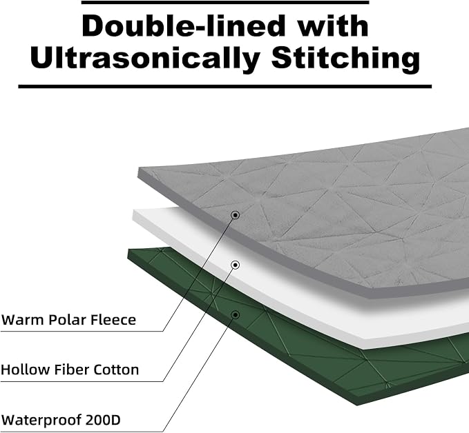 Outdoor Waterproof Blanket, Foldable Fleece Stadium Blanket - Image 7
