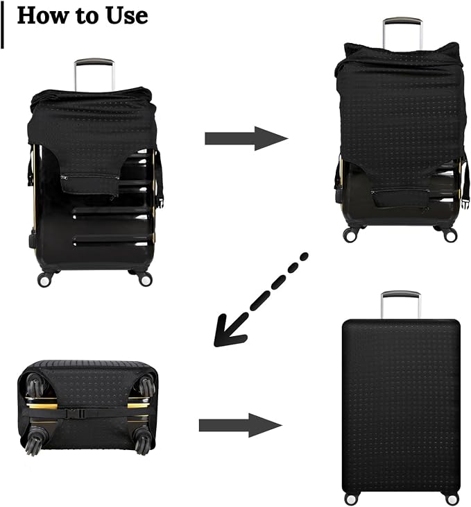 Luggage Cover, THome Protective Washable Suitcase Cover - Image 7