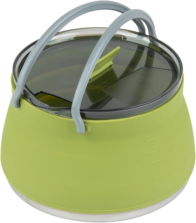 Restaurantware-Hi Tek 1 Liter Collapsible Camping Kettle, 20 Portable Cook Pots by Restaurantware