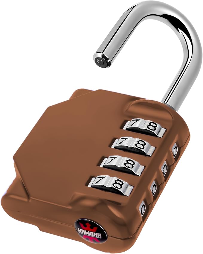 CL11MC Combination Lock, 4 Digit Outdoor Combination Padlock Set Your own by KAWAHA