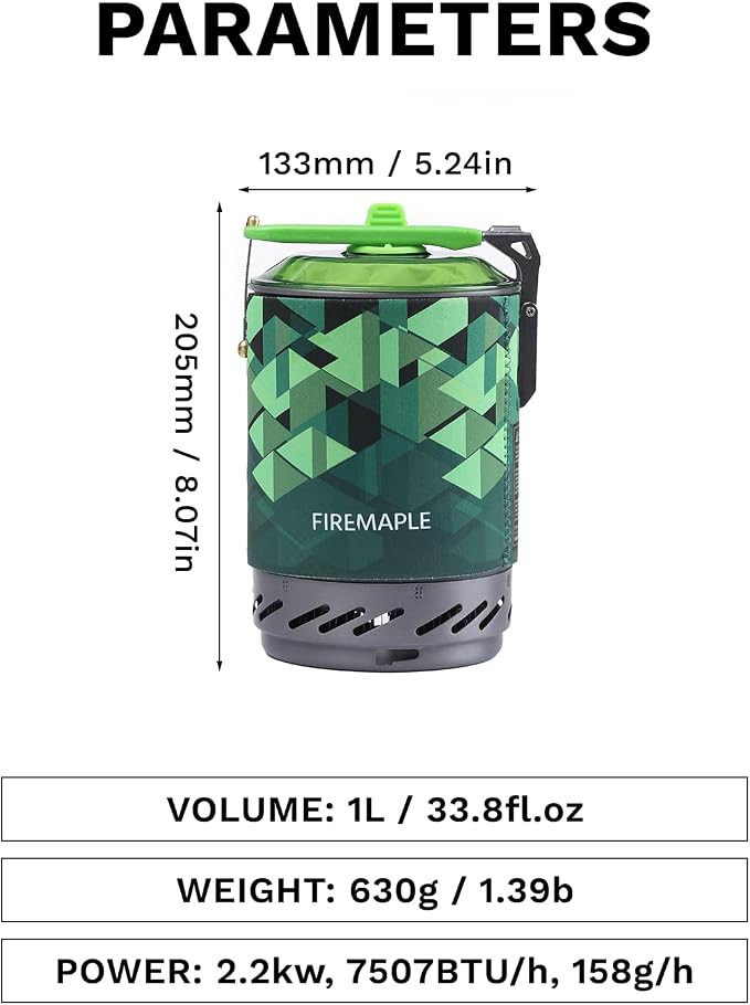 Fire-Maple Fixed Star 2 Backpacking and Camping Stove System - Image 4