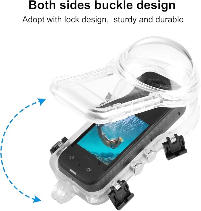 Invisible Dive Case for Insta360 X4, FotStdio Insta 360 X4 Waterproof Case - Image 5
