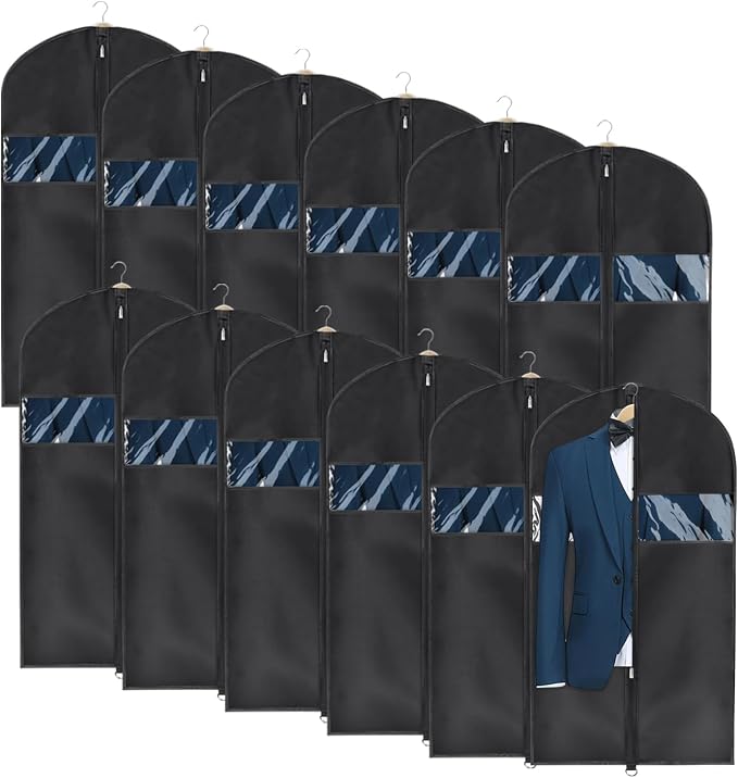Univivi Garment Bag Suit Bag for Storage and Travel 43 inch, Washable Suit by Univivi