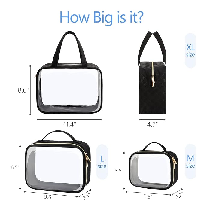 PACKISM Clear Toiletry Bags - Image 2