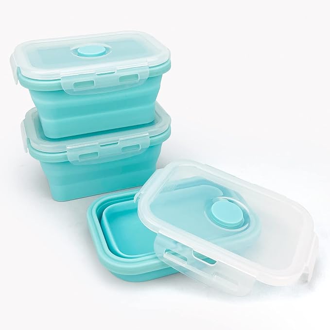 CCyanzi 3piece Collapsible Food Storage Containers - Image 3
