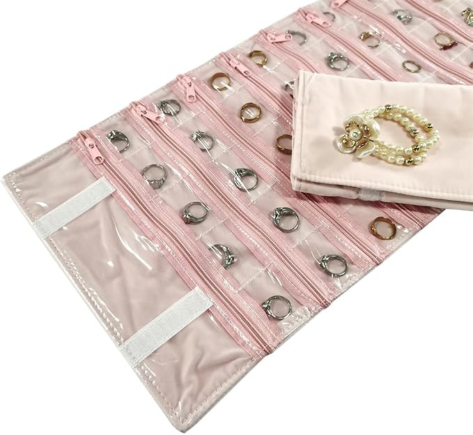 Travel Jewelry Roll Bag Portable Organizer Pouch - Image 6