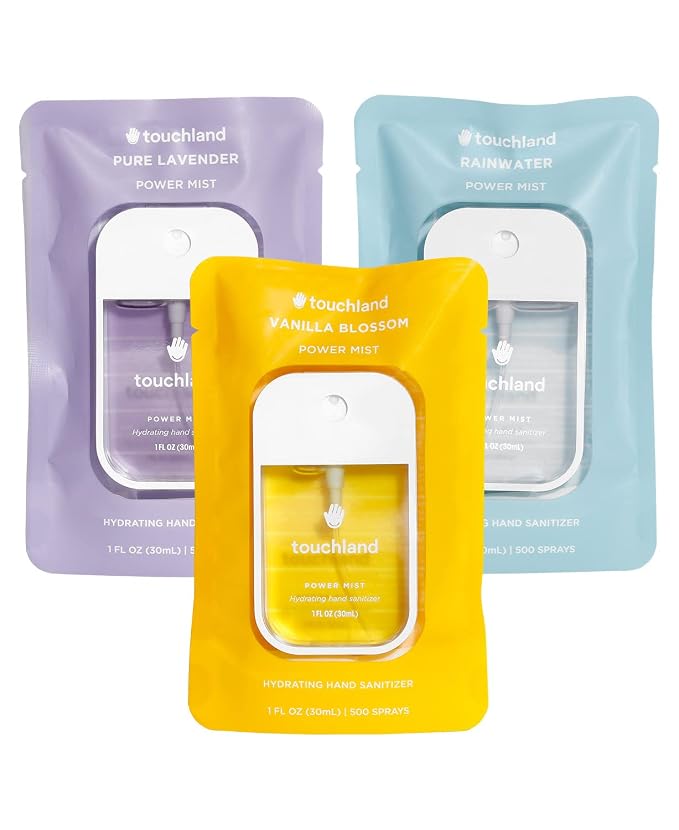 Touchland Power Mist Hydrating Hand Sanitizer Spray, BLOSSOM Trio Set, 1 FL. by Touchland