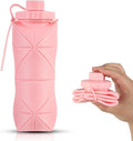 Silicone Collapsible Water Bottles, Lightweight Reusable Leakproof by YCTMALL