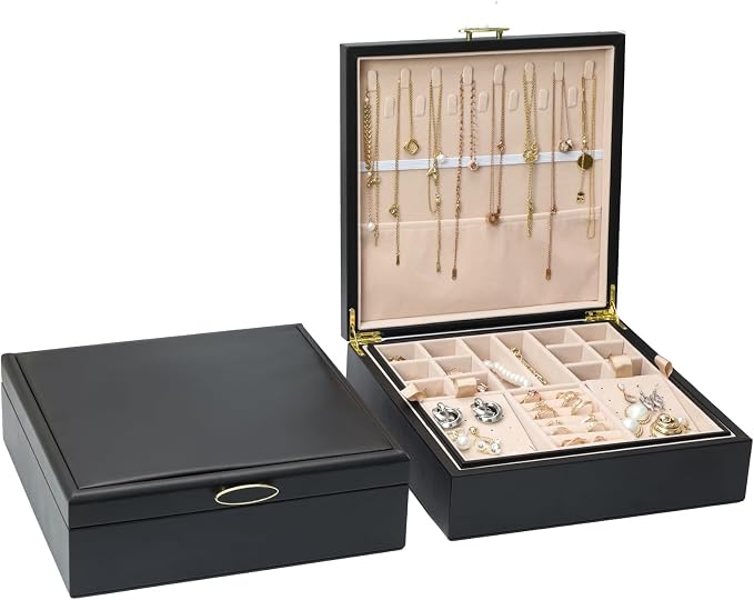 2-layer jewelry box，Jewelry Organizer by ASINGYERbyASINGYERHOME